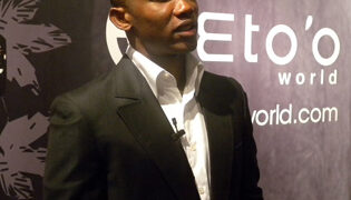 Eto&rsquo;o parrain de l’European Football Poker Tour