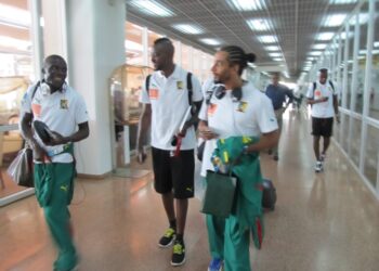 Nsimalen: Le départ des Lions en images