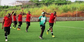 Les Lions Indomptables juniors en stage