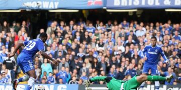 Premier but de Eto&rsquo;o à Chelsea (video)