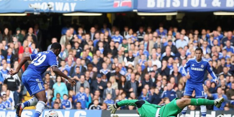 Premier but de Eto&rsquo;o à Chelsea (video)
