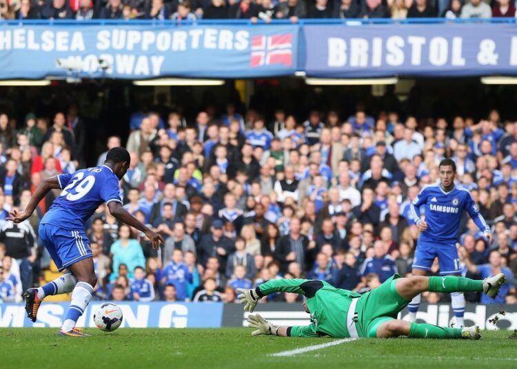 Premier but de Eto’o à Chelsea (video)