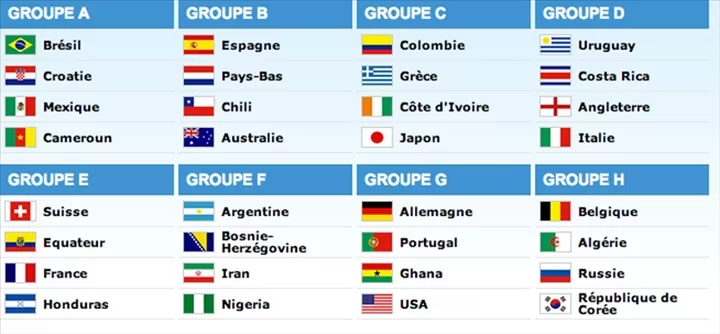 Mondial 2014: Brésil, Croatie, et Mexique pour le Cameroun