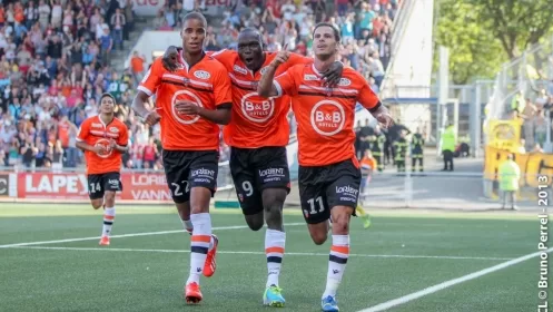 Cinq de suite pour Lorient et but pour Aboubakar