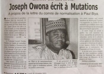 Fécafoot: Joseph Owona jure…