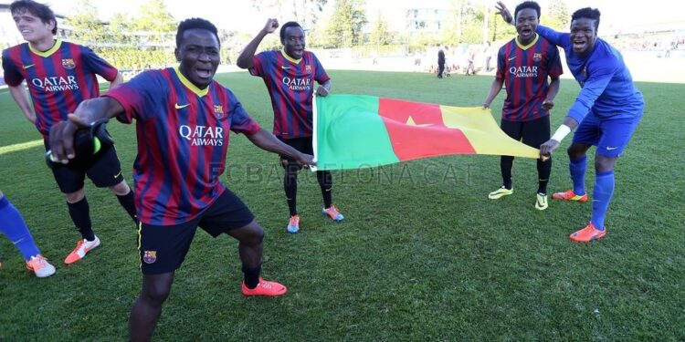 FC Barça : Ondoa, Enguene, Kaptoum et Ebwelle, champions d’Europe