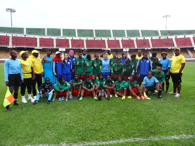 Les Lionnes Indomptables se mesurent aux hommes