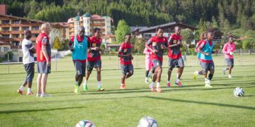 Autriche: Silence, les Lions s&rsquo;entraînent (en images)