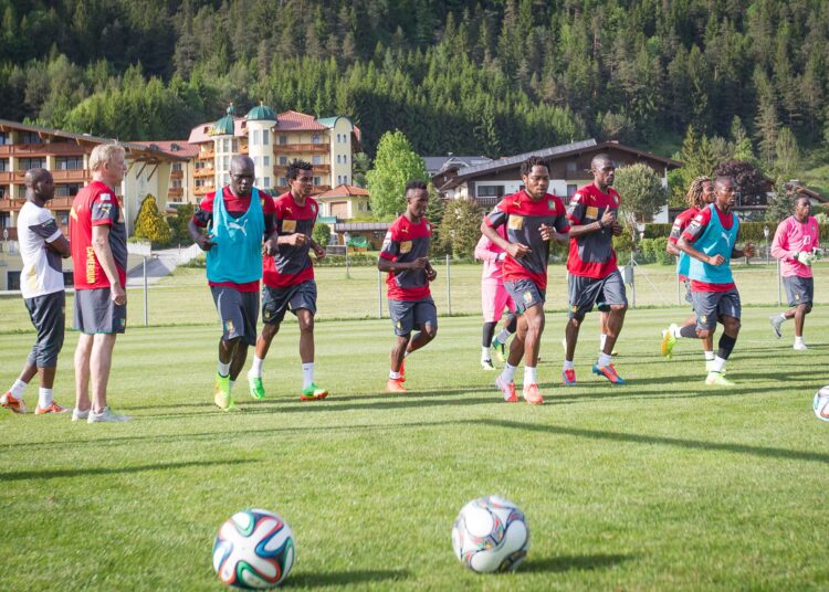 Autriche: Silence, les Lions s&rsquo;entraînent (en images)