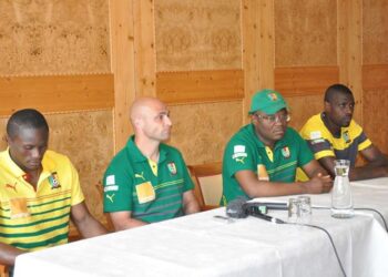 Stage des Lions : Idrissou, Feudjou et Manouvrier face à la presse