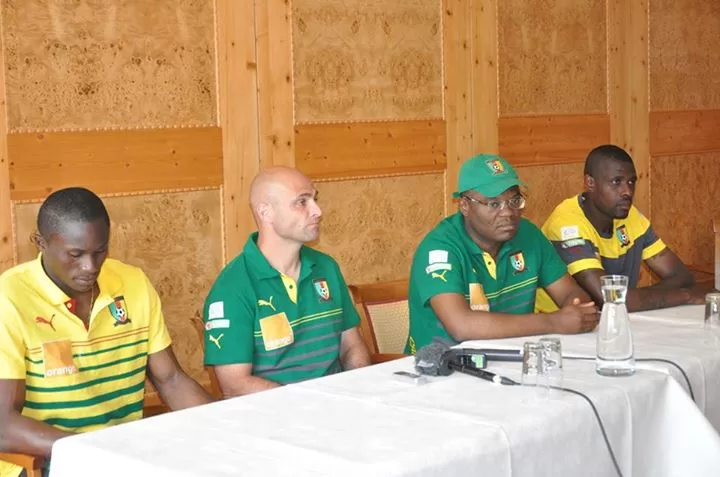 Stage des Lions : Idrissou, Feudjou et Manouvrier face à la presse