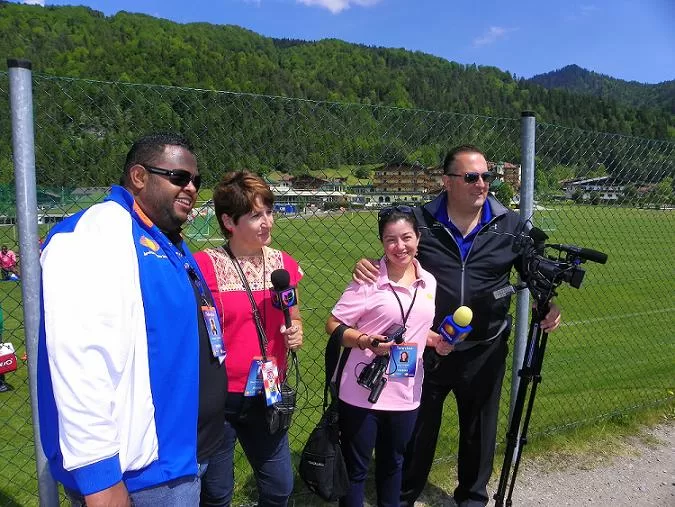La presse mexicaine aux entraînements des Lions Indomptables