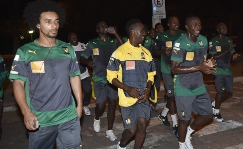 Sortie des Lions, puis étirements sur la plage