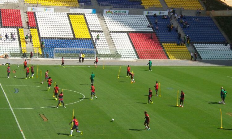 Vitoria: Les Lions se sont entraînés