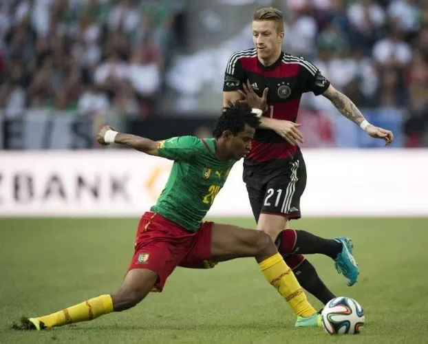 Lions Indomptables: Djeugoué rend visite à ses coéquipiers