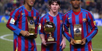 Eto&rsquo;o, Messi, Ronaldinho réunis pour le jubilé de Deco