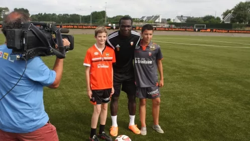 Lorient : Aboubakar réalise le rêve d’un jeune Français