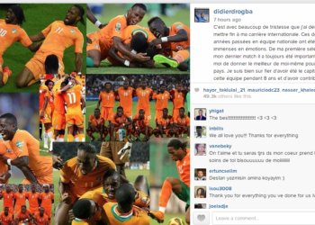 Didier Drogba arrête avec la sélection de Côte d&rsquo;Ivoire