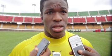 Fabrice Ondoa Ebogo, gardien de buts et capitaine des Lions juniors (Fc Barcelone)
