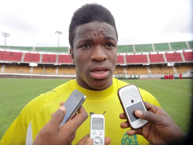 Fabrice Ondoa Ebogo, gardien de buts et capitaine des Lions juniors (Fc Barcelone)