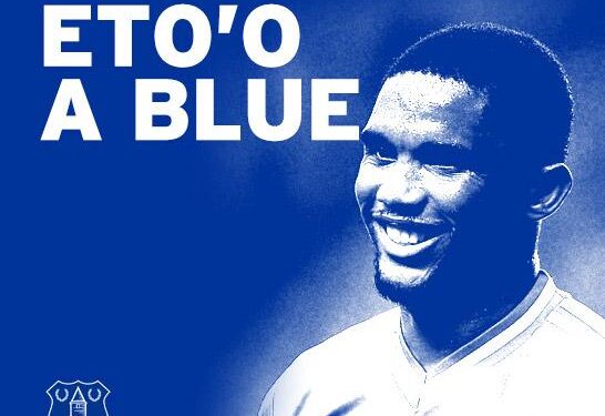 Transfert : Eto’o s’engage officiellement avec Everton