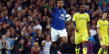 Angleterre : Eto’o buteur à sa première avec Everton