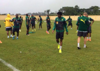 Lundi: Les Lions se sont entraînés