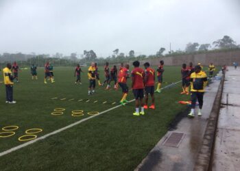 Mbankomo: suite du stage des Lions