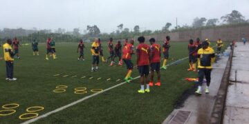 Mbankomo: suite du stage des Lions