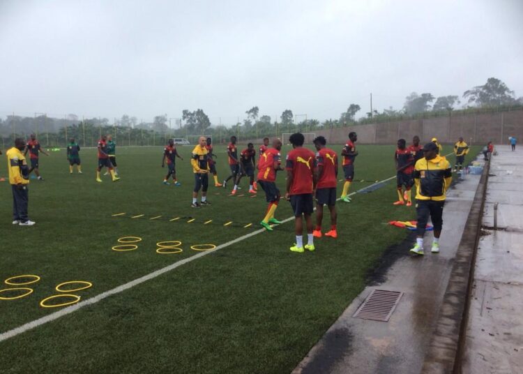 Mbankomo: suite du stage des Lions