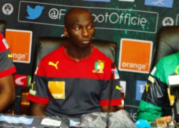 Stéphane Mbia dans la tenue de capitaine