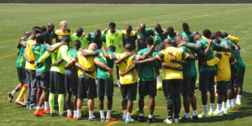 Lubumbashi: Les Lions et la reconnaissance du terrain