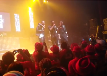 Eto&rsquo;o fait du Eto&rsquo;o au concert de X Maleya à l&rsquo;Olympia de Paris