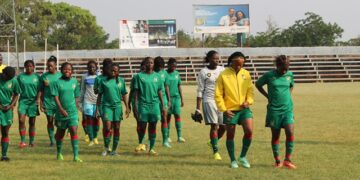 Lusaka : Le premier entraînement des Lionnes au Woodlands Stadium
