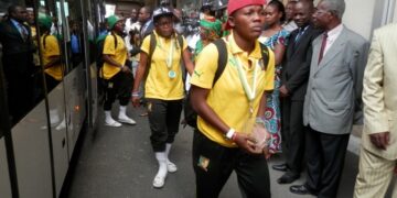 Lionnes Indomptables : l&rsquo;arrivée des mondialistes à Douala