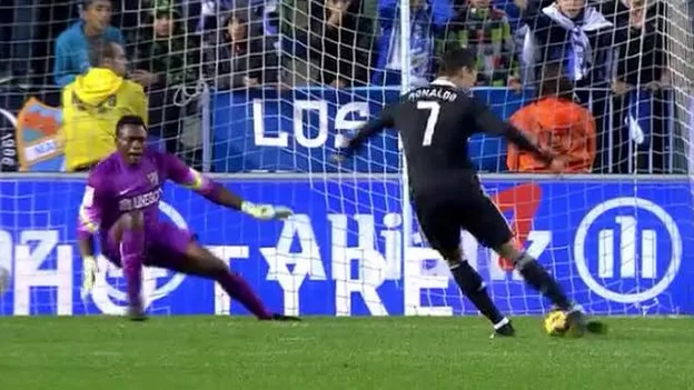 Malaga : Kameni stoppe la série de Ronaldo (vidéo)
