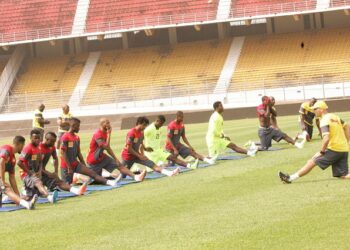 CAN 2015 :  seize joueurs à l’entraînement ce mardi matin