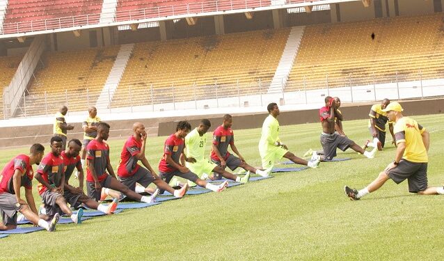 CAN 2015 :  seize joueurs à l’entraînement ce mardi matin