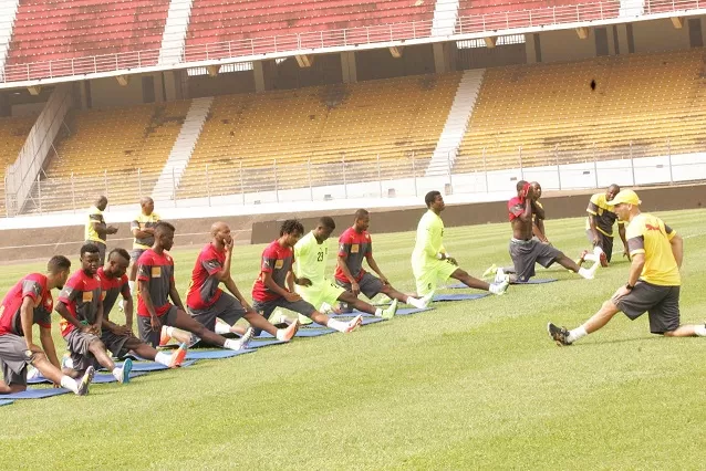 CAN 2015 : seize joueurs à l’entraînement ce mardi matin