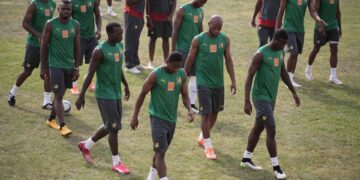Malabo: Dimanche, à l&rsquo;entraînement