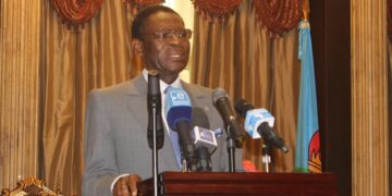 Obiang Nguema condamne les incidents à Malabo Stadium