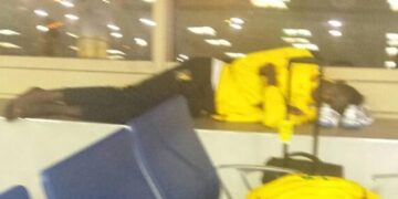 Aéorport Djomo Kenyatta de Nairobi : la deuxième nuit des U23 en images