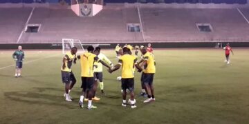 Bangkok : les Lions se sont entrainés