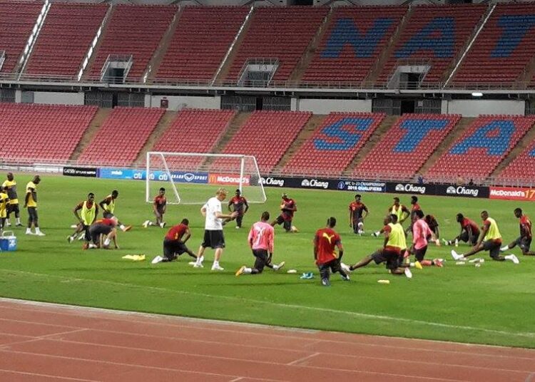 Bangkok : deuxième entrainement des Lions (images)