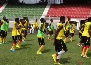 Lions Espoirs : Les joueurs au stade Ahmadou Ahidjo
