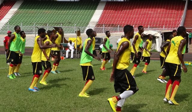 Lions Espoirs : Les joueurs au stade Ahmadou Ahidjo