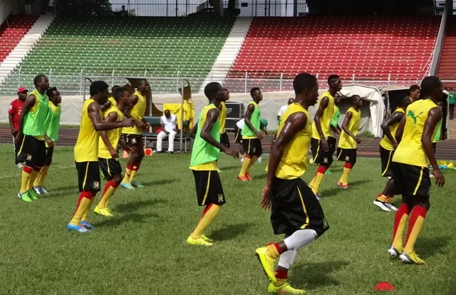 Lions Espoirs : Les joueurs au stade Ahmadou Ahidjo