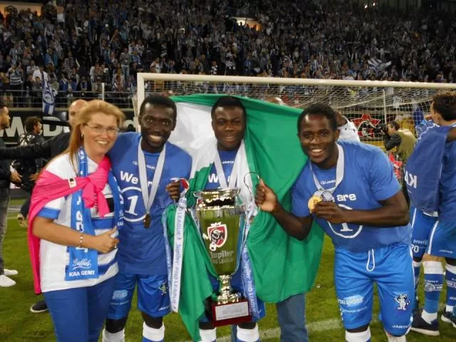 Serge Tabékou, champion de Belgique 2015