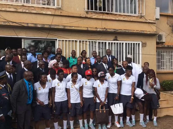 Récompense : les Lionnes reçues à la Fécafoot