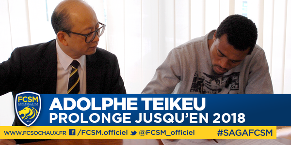 Sochaux : Adolphe Teikeu prolonge jusqu’en 2018